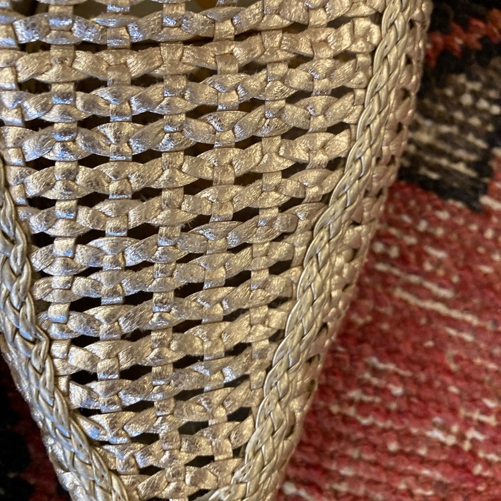 Sam Edelman Gold Woven Mules- $35 - Picture 4 of 7